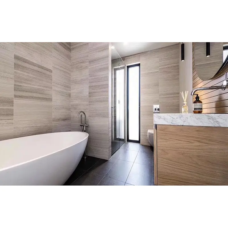 manufacturer supplier polished grey wood marble