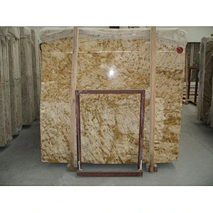 Sunny Dream Golden Marble With Beautiful White Veins