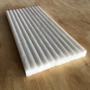 Natural Crystal White marble stone Pencil Molding