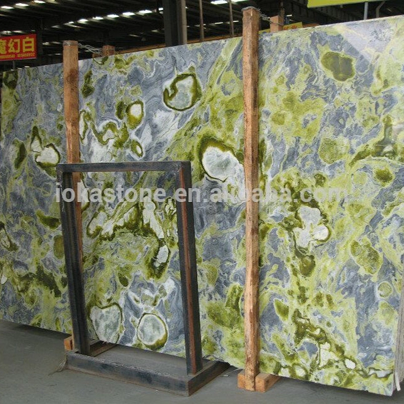 Premium  green marble slab for flooring and wall tiles