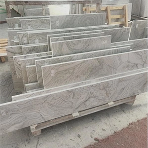 Natural Blue Rose Gray Marble Flooring Tiles