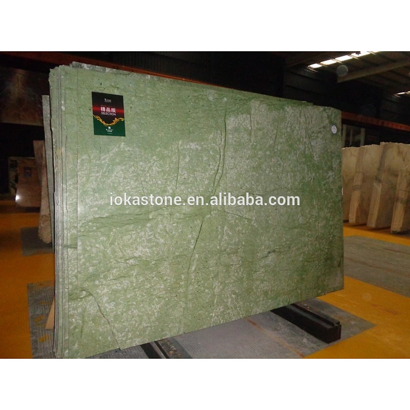 Premium  green marble slab for flooring and wall tiles