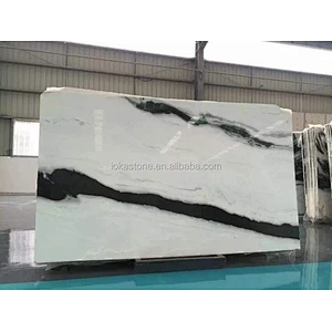 IOKA   panda white marble slab and tile  for floor and wall natural stone supplier