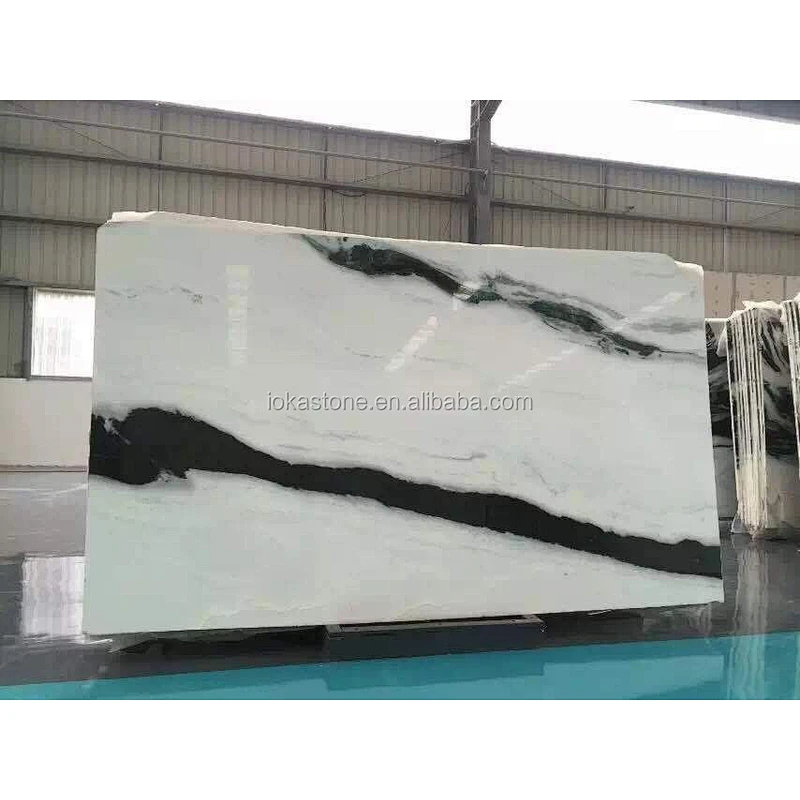 IOKA   panda white marble slab and tile  for floor and wall natural stone supplier