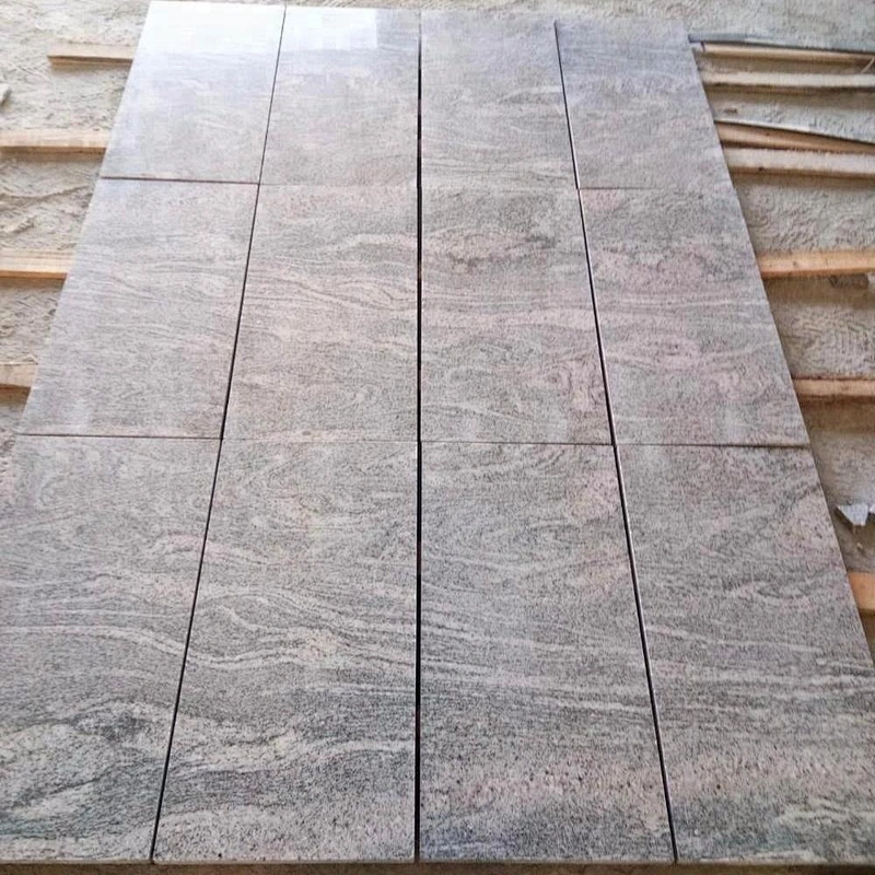 IOKA Natural stone supplier Juparana golden granite tile cut to size granite  tile