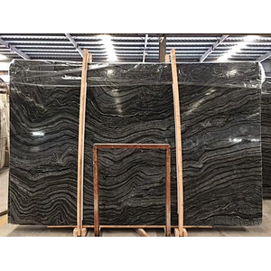 Chinese Black Marble slab cut to size marble tile for inoor and exdoor decoration