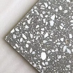 Gray terrazzo tiles for interior and exterior decoration