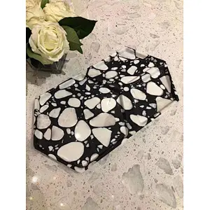 Cement Terrazzo Tray and Coaster for gift set