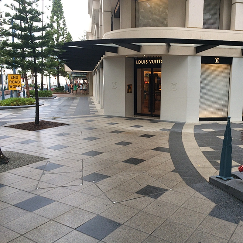 black 5CM thickness exterior cement terrazzo tile pavers