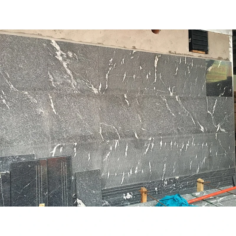 Natural stone supplier snow grey granite slab for interior and exterior decoration