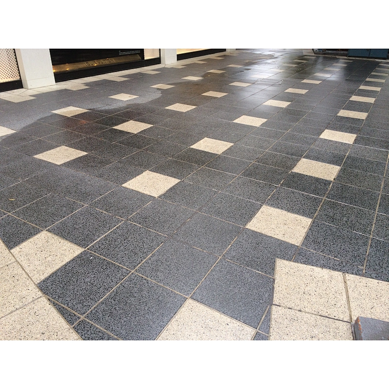 4CM Outdoor Sandblast Concrete Terrazzo Paving Stone Flooring Tile