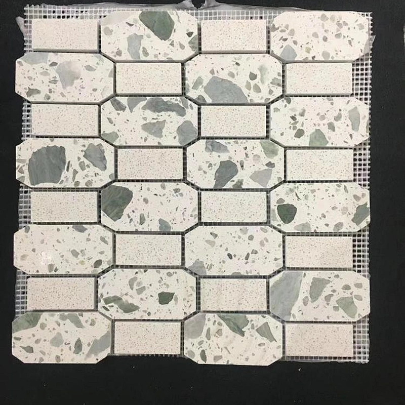 Terrazzo Mixed Marble Mosaic Tile