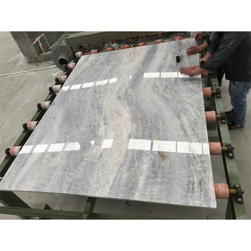 Roman Ice Grey Polished / Honed Marble Wall and Floor Tiles