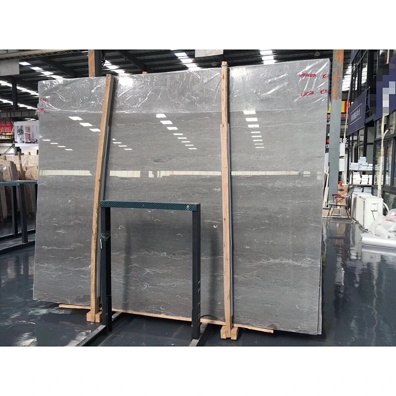 Polished gray marble salb for floor tile