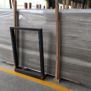 Natural Grey Wooden marble tiles,stairs,widow sills