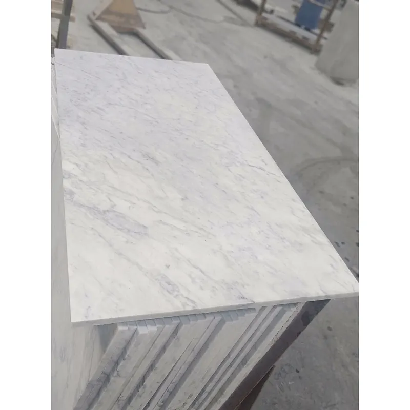 Factory Competitive price carrara  white marble slab and tile