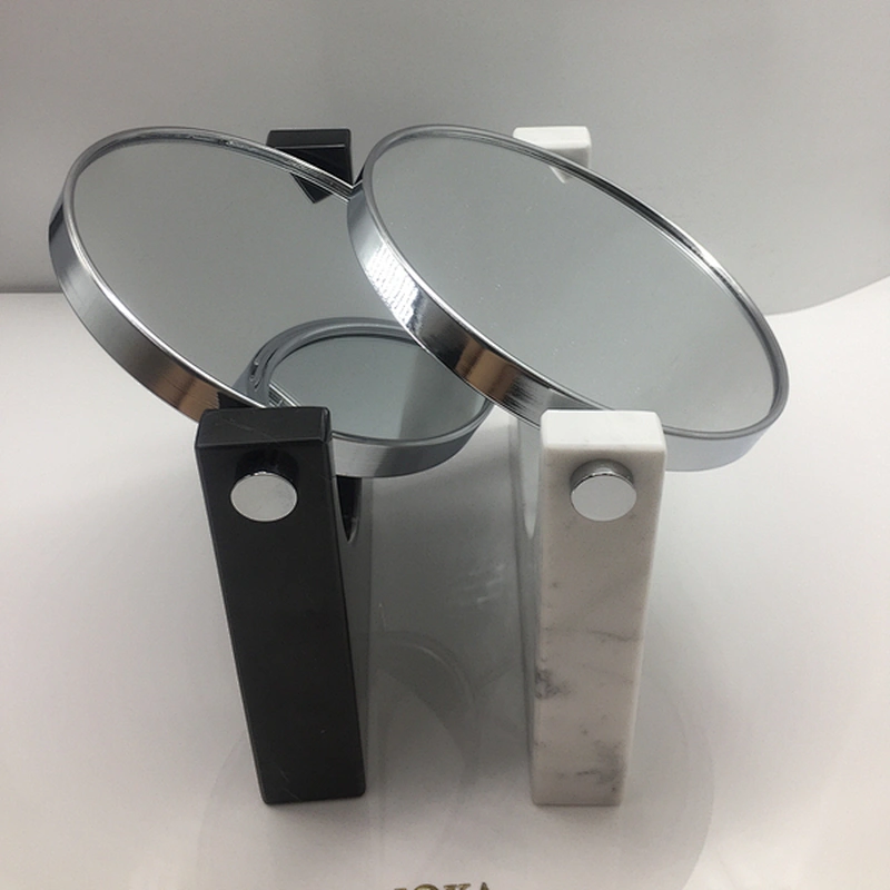 White Real Marble Stone Silver Mirror for Sale