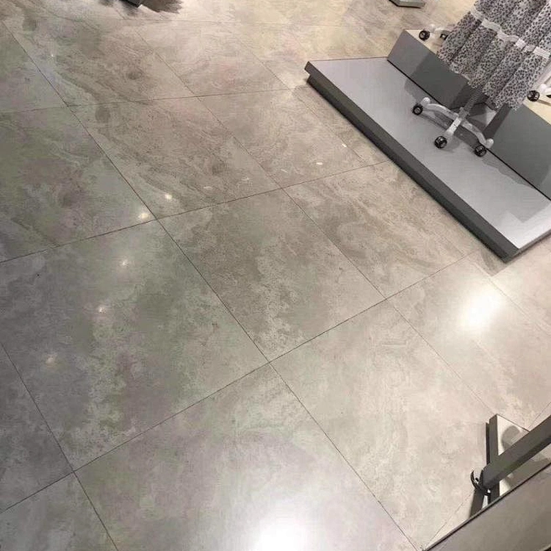 Natural Cross Cut White Wooden Veins Marble Tiles and Slabs