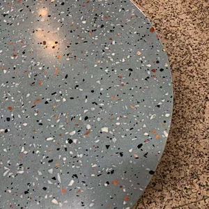 Eco and top terrazzo tiles for coffee table