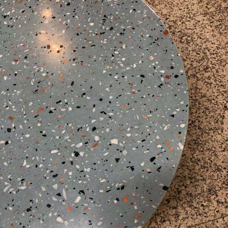 Eco and top terrazzo tiles for coffee table