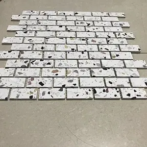 Fantasy Terrazzo mosaic tiles  hand made terrazzo tiles  for 6MM thickness