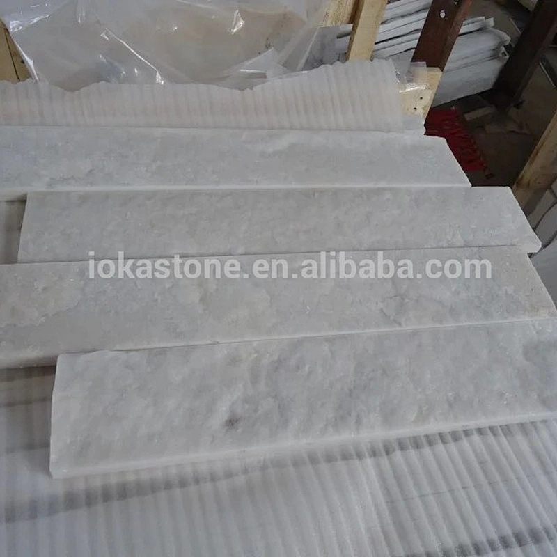 Natural White Marble Cutured Stone Wall Cladding Tiles