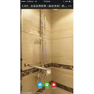 Gold Silk Wooden Vein Marble Slabs for flooring and wall tiles