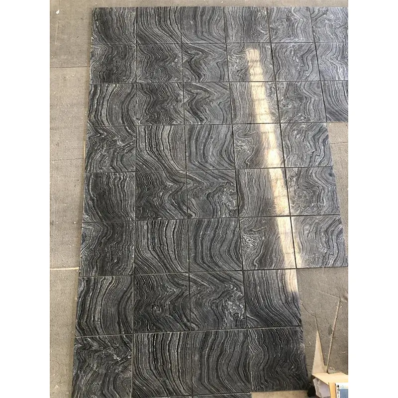 ancient wood Grain marble marble  black tree marble
