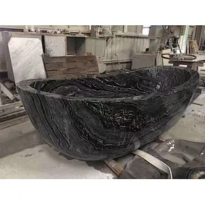 Chinese Black Marble slab cut to size marble tile for inoor and exdoor decoration