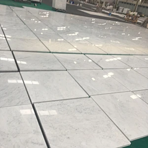 China manufacturer natural stone carrara white marble tiles  price