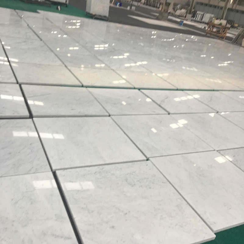 China manufacturer natural stone carrara white marble tiles  price