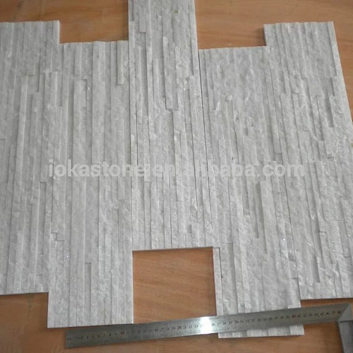 Natural White Marble Cutured Stone Wall Cladding Tiles