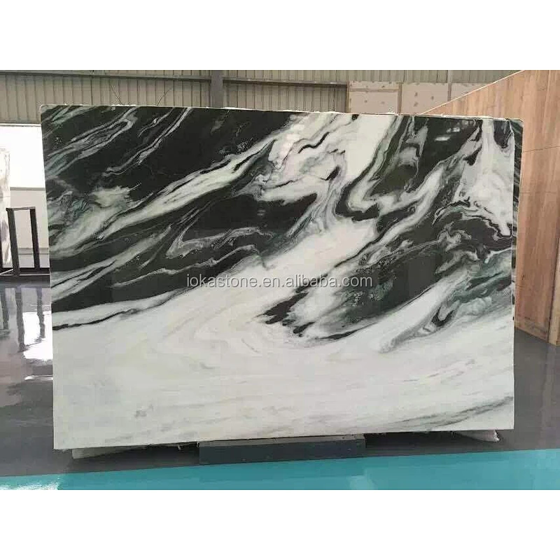 IOKA   panda white marble slab and tile  for floor and wall natural stone supplier