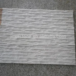 Natural White Marble Cutured Stone Wall Cladding Tiles