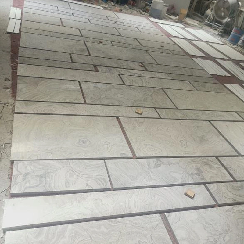 Natural Blue Rose Gray Marble Flooring Tiles