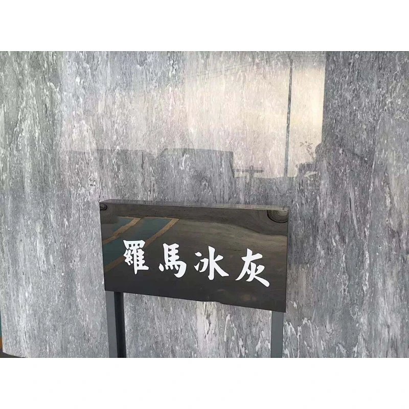Roman Ice Grey Polished / Honed Marble Wall and Floor Tiles