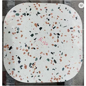Hot selling cement terrazzo table top with many colors can be used for dining table