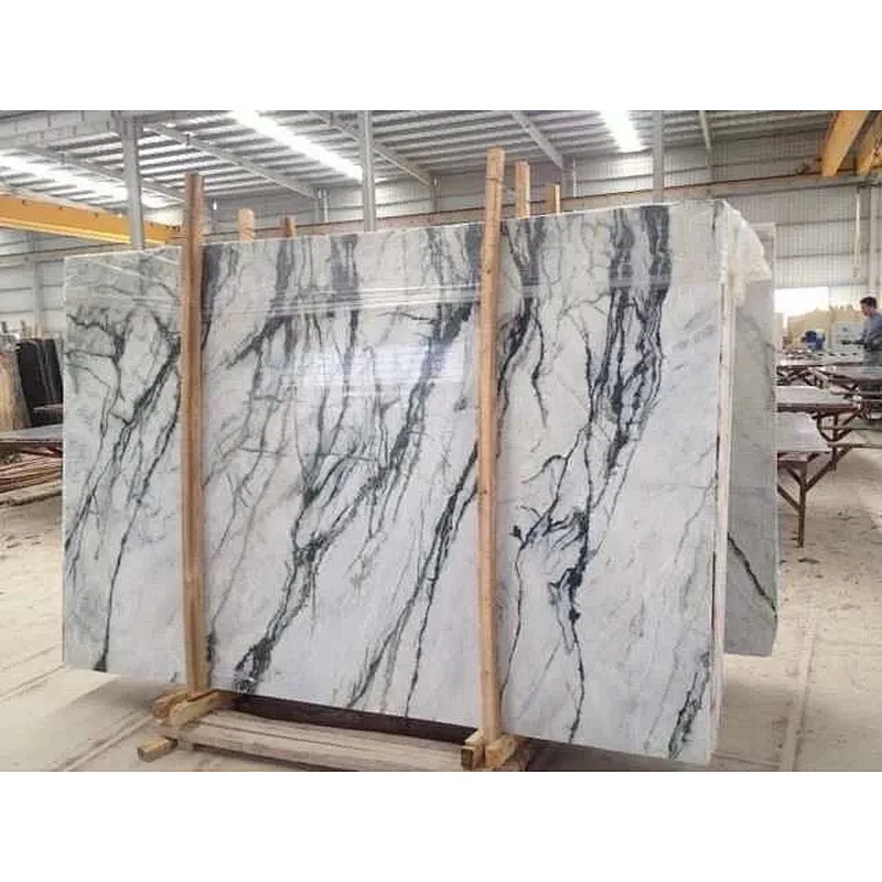 Factory Price Light green marble slab with natural veins for floor and wall tiles
