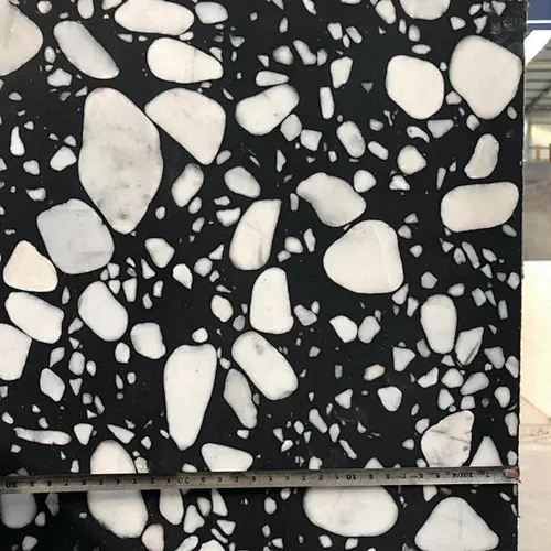 Dark Eco Terrazzo with Big Italy Aggregate