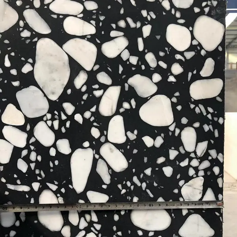 Dark Eco Terrazzo with Big Italy Aggregate