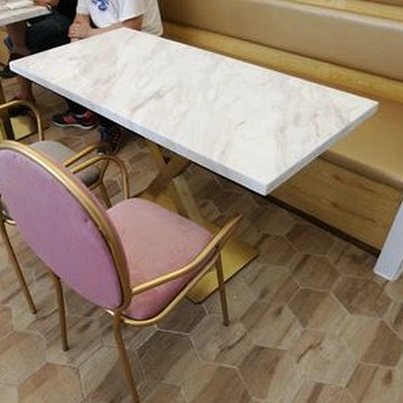 Cube Table Carrara White Marble Coffee Table Top