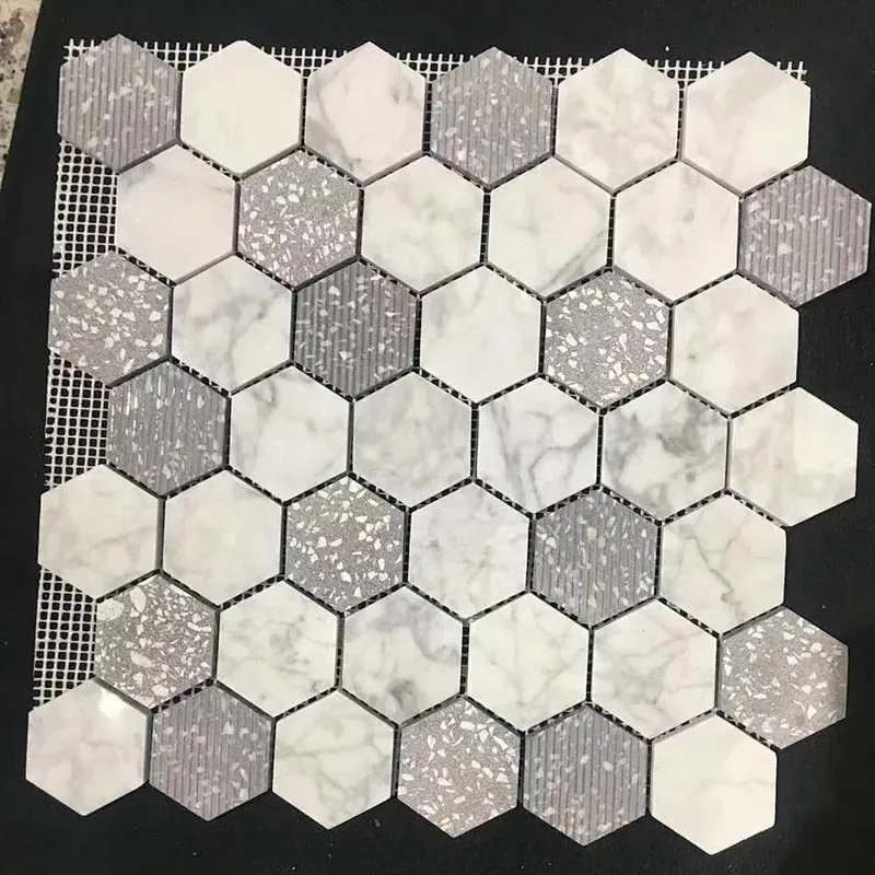 Terrazzo Mixed Marble Mosaic Tile
