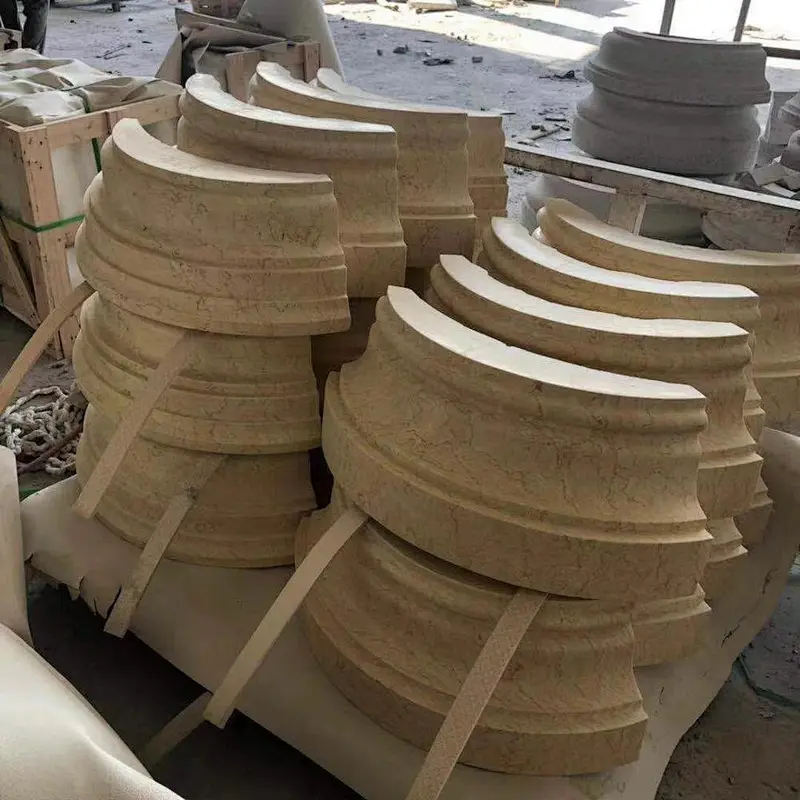 Natural New Crema Marfil beige marble for slabs and column