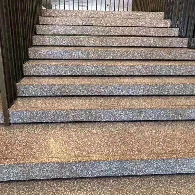 Terrazzo Stone Stair Tile with Non-slip
