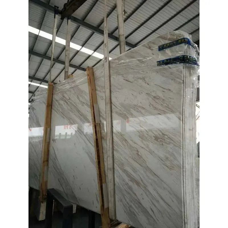 Hot Sell  Volakas White  marble slab for wall and flooring decoration
