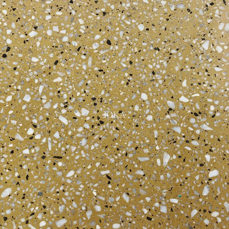 Hot Sale Golden Cement Terrazzo Tiles for flooring and wall
