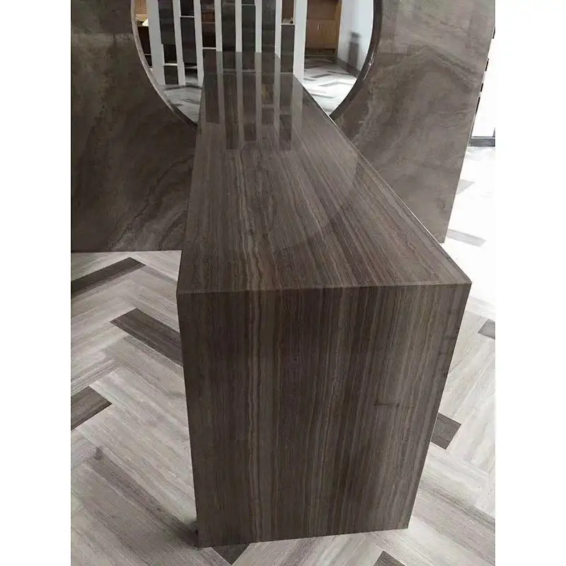 Natural  coffee color marble tile for wall and flooring tile