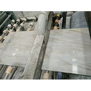 Palisandro Oniciato White Marble Slab with Gold Veins