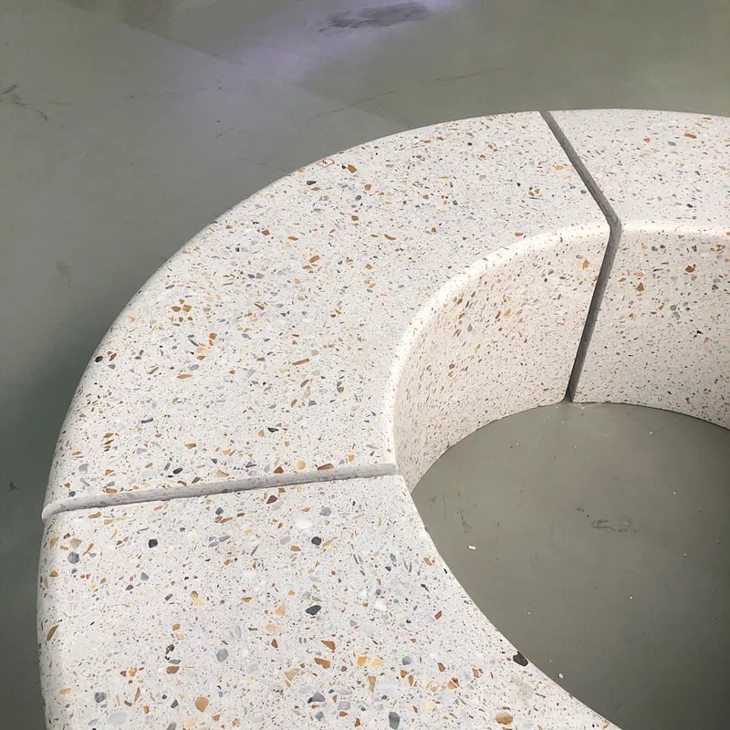 Artificial Cement Terrazzo Stone Bench Tops