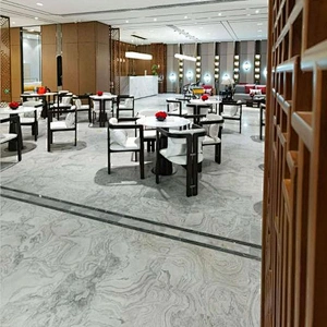 Natural Blue Rose Gray Marble Flooring Tiles